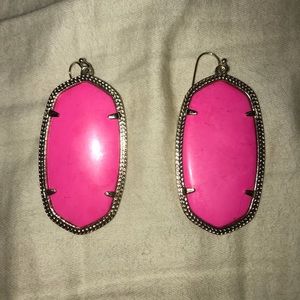 Hot pink Kendra Scott earrings